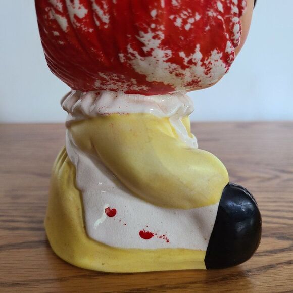 Vintage 1975 Raggedy Ann Ceramic Coin Bank With Music Box - Works! - Picture 8 of 15